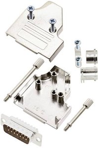 Zestaw listew męskich D-Sub TRU COMPONENTS TCMHDM3515DBPK 7708680, rzędy: 2, styki: 15, 35 °, 1 szt.