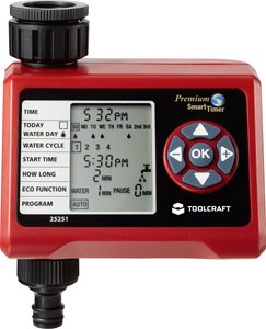 Sterownik nawadniania TOOLCRAFT Easy1530891, 1 - 240 min, zasilanie bateryjne