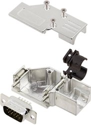 Zestaw listew męskich D-Sub encitech DCMR-FK-09-HDP15-K 6355-0066-01, rzędy: 3, styki: 15, 90 °, 1 zest.