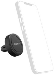 Magnes samochodowy na telefon komórkowy do wentylacji, obrotowy o 360 stopni, uniwersalny Uchwyt samochodowy na telefon Hama 00201517 1 szt.