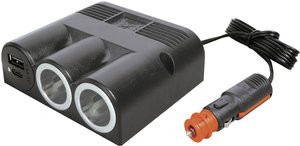 Gniazdo potrójne z gniazdem Power USB-C / gniazdo podwójne A ProCar 67345000  12 lub 24 V/DC