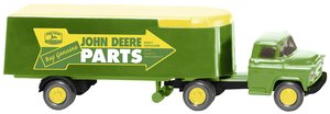Model ciężarówki Wiking 052103 H0 Chevrolet Przyczepa furgon John Deere