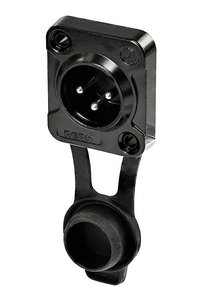 Złącze męskie XLR Rean AV RRX3M-Z-001-1 RRX3M-Z-001-1, mosiądz, złącze męskie do wbudowania, 1 szt.