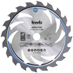 Tarcza tnąca z węglików spiekanych kwb  160 x 16 x 1 mm 1 szt.