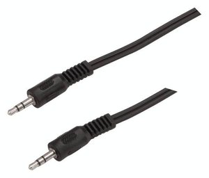 Bachmann 918.010 1,5 m 3,5 mm czarny kabel audio 3,5 mm Kabel Jack Bachmann 918.010  1.50 m