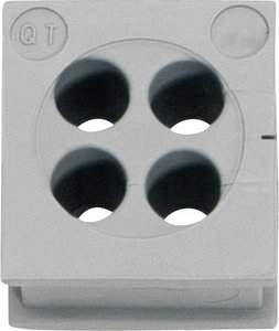 Tuleja kablowa QT Icotek, QT 4/6, 42586, szary, 1 szt.