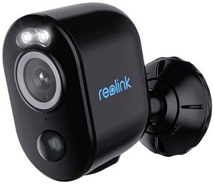 Kamera monitorująca Reolink Argus Series B330 zasilana bateryjnie 5 MP WiFi (czarna) z reflektorem i czujnikiem ruchu Kamera monitoringu IP Reolink  Argus Series B330 - B WLAN   2880 x 1616 px