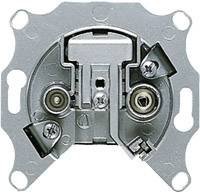 Jung / Triax EDU04F Gniazdo antenowe Uniwersalne super szerokopasmowe 2-otworowe pojedyncze gniazdo Gniazdo TV, Radio Jung EDU04F szary