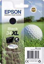 Epson atrament T3471, 34XL tusz oryginalny  Czarny C13T34714010