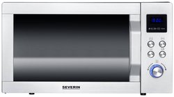Mikrofalówka Severin MW 7777 900 W Funkcja grilla stali szlachetnej, czarny (matowy)