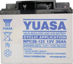 Akumulator ołowiowy Yuasa NPC38-12 NPC38-12, AGM, 12 V, 38 Ah