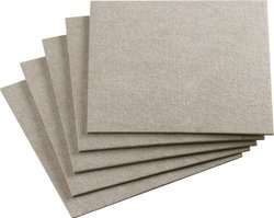 Filcowe ślizgacze „TopSoft” samoprzylepne, 200 x 200 mm, 5 sztuk Podkładki filcowe Metafranc WU0645506 WU0645506  1 zest.