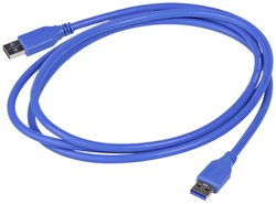 Kabel USB Akyga, Złącze męskie USB-A, Złącze męskie USB-A, 1.80 m