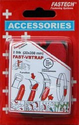 Taśma rzepowa z paskiem element z pętelkami i haczykami (D x S) 350 mm x 20 mm czarny, czerwony FASTECH® 687-330 2 szt.