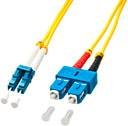 Kabel światłowodowy LINDY LINDY LWL-Duplexkabel LC/SC OS2 10m 47474, 10.00 m