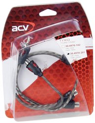 ACV 30.4970-201 Kabel cinch 0.3 m [1x złącze męskie RCA/cinch - 2x złącze żeńskie RCA/cinch]