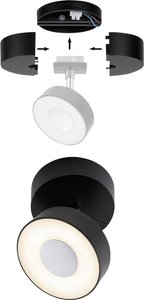 Podstawowy system oświetlenia Paulmann  96822     czarny