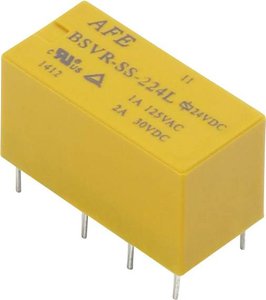 Przekaźnik drukowany AFE BSVR-SS-224L 1405622, monostabilny, 1 cewka, 30 V/DC, 125 V/AC, 2 A, 1 szt.