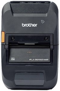 Urządzenie do etykietowania Brother RJ3250WBLZ1  zasilanie akumulatorowe, WLAN, Bluetooth, NFC, USB