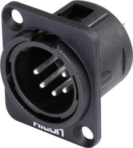 Złącze montażowe XLR, 3-Pin Hicon HI-X5DM-M