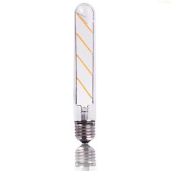 E27, Typ-T30, Żarówka LED, 4W, Filament Amber , 18,5cm dł.