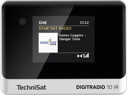 Radio internetowe TechniSat DIGITRADIO 10 IR Internet, DAB+, UKW z pilotem, obsługa Spotify czarny, srebrny