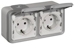 Legrand   Gniazdo Plexo szary 069742