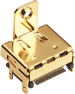 Gniazdo HDMI do płytek drukowanych SMD BKL Electronic 907010, poziome, złocone