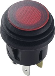 Przełącznik wciskany TRU COMPONENTS TC-R13-527D2B 1587919, 20.2 mm, 14 V/DC, 20 A, 1 szt.