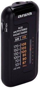 Radio kieszonkowe Aiwa R-228K AM, FM  czarny