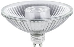 Standardowy Odbłyśnik LED 230V QPAR111 GU10 350lm 4W 2700K Alu Żarówka LED Paulmann 28514 GU10 4 W 350 lm ciepła biel 1 szt.