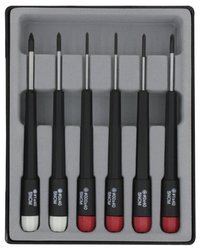 6-częściowe wkrętaki do wkrętów z rowkiem krzyżowym Zestaw wkrętaków Donau Elektronik  280-61