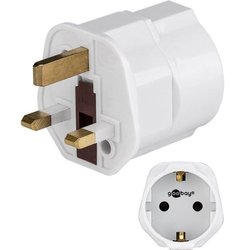 Przejściówka, adapter podróżny Goobay 13A wtyk angielski, GB, Hongkong