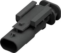 Obudowa złącza pin żeńskiego na PCB TE Connectivity MCON 1.2 1-1703498-1, wire-to-board, piny: 2, 1 szt.