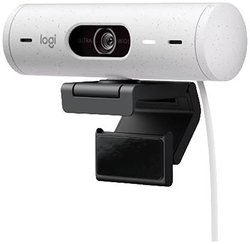 Logitech Brio 500 Kamera internetowa FHD uchwyt, Mikrofon stereofoniczny, Zintegrowana pokrywa