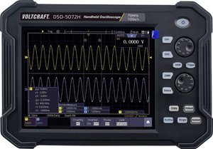 Skopometr VOLTCRAFT DSO-5072H, 70 MHz, 2- kanałowy, 1 GSa/s, 40 Mpts, 8 Bit