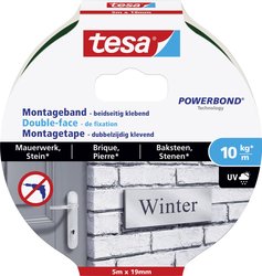 Taśma montażowa tesa tesa® Powerbond 77749-00000-00 BRICK & STONE (D x S) 5 m x 19 mm 5 m 1 szt.