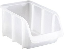 Skrzynka magazynowa Hünersdorff 673700 (S x W x G) 240 x 145 x 125 mm przeźroczysty 1 szt.