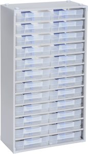 Magazynek na małe części Allit VarioPlus ProM 57/48 464810  (S x W x G) 300 x 565 x 140 mm srebrny 1 szt.