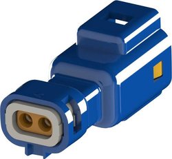 Obudowa złącza pin męskiego na kabel EDAC 560-002-000-311, wire-to-wire, piny: 2, 3 A, 1 szt.