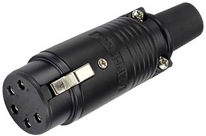 Złącze męskie XLR Amphenol EP-5-11PB, złącze, proste, 1 szt.