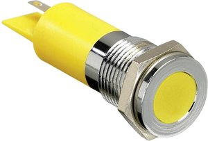 Lampka sygnalizacyjna LED APEM Q14F1CXXW220E Q14F1CXXW220E, 230 V/AC, 14 mm