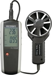 Anemometr VOLTCRAFT PL-130 AN, 0.4 do 30 m/s, -10 do 60 °C