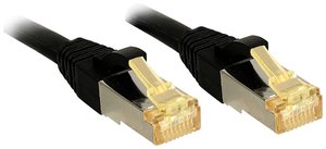 Kabel LAN LINDY 47308, 1 szt., RJ45, CAT 6a (CAT 7), S/FTP, 1.50 m, czarny
