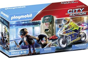 Motocykl policyjny: pościg za złodziejem Playmobil 70572 1 szt.