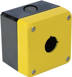 Pusta obudowa 1 miejsce montażowe (S x W x G) 76 x 76 x 59.5 mm żółty Idec FB1W-111Y 1 szt.