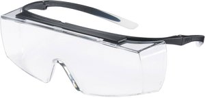 uvex super f OTG 9169585 Okulary ochronne  czarny, biały