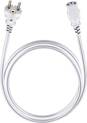 Kabel Oehlbach 17044 [1x złącze męskie z uziemieniem - 1x złącze żeńskie IEC C13] 3.00 m