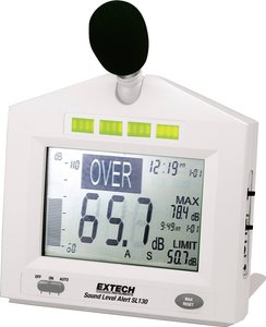 Decybelomierz Extech SL130W, 30 - 130 dB, 31.5 Hz - 8000 Hz