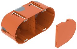 Puszka do ściany szczelinowej OBO Bettermann HE 61-DV-L 2003826, 68 mm x 142 mm x 61 mm, 10 szt.